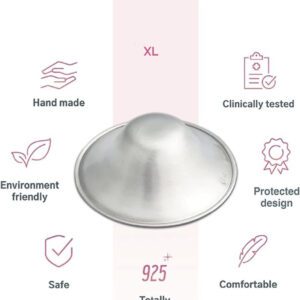 Silverette XL nursing cups features overview