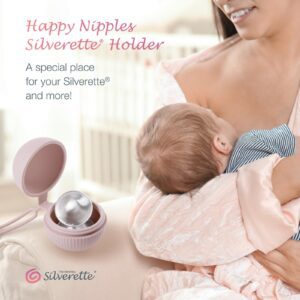 Happy Nipples Holder for Silverette with mother feeding baby