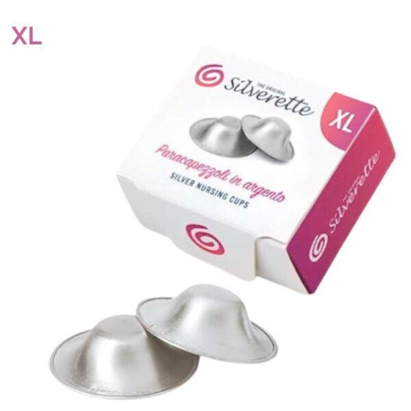 Silverette nipple cups size XL